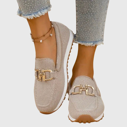 Mocassins femme confort à soutien intégré – Chaussures plates élégantes semelle souple pour un maintien quotidien