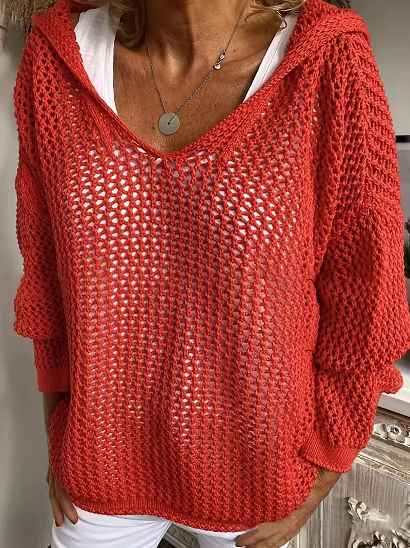 Sudadera oversize con capucha para mujer - Suave y casual