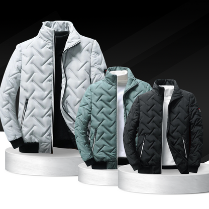 Veste Matelassée pour Homme – Manteau d’Hiver à Col Montant