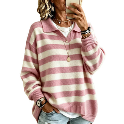 Jersey marinero de mujer color block - Suave y estructurado