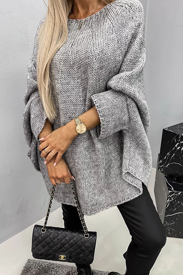 Maglione elegante da donna con scollo rotondo - Morbido e raffinato