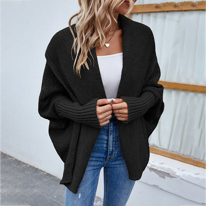 Gilet en maille ample pour femme