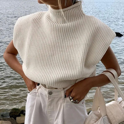 T-shirt da donna a collo alto - Leggera e casual