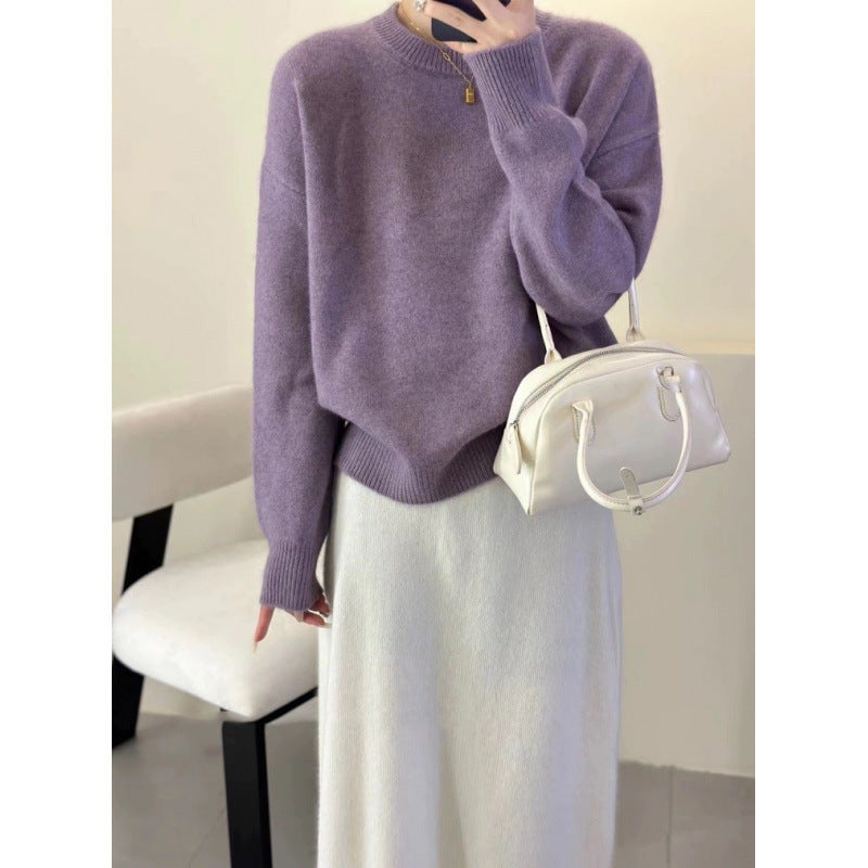 Pull Femme Oversize Luxueux – Jumper Coupe Ample en Mélange de Mohair