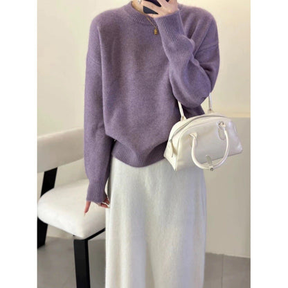 Pull Femme Oversize Luxueux – Jumper Coupe Ample en Mélange de Mohair