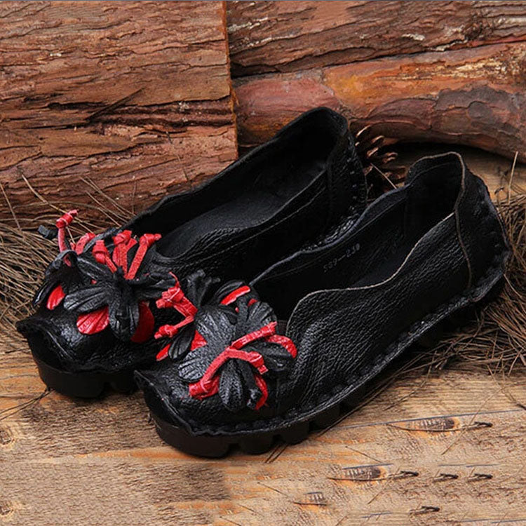Chaussures décontractées glamour pour femme avec détail floral
