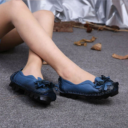 Chaussures décontractées glamour pour femme avec détail floral