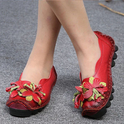 Chaussures décontractées glamour pour femme avec détail floral