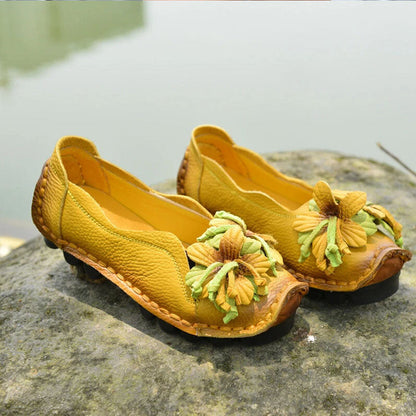 Chaussures décontractées glamour pour femme avec détail floral