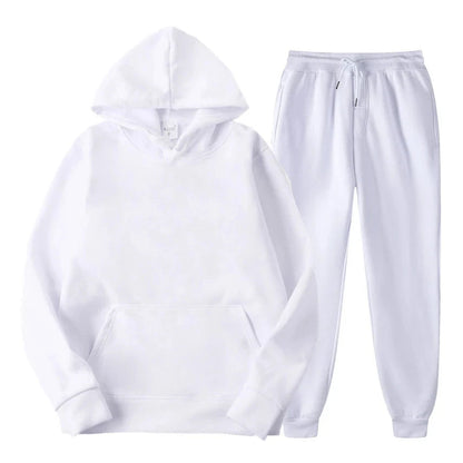Ensemble de jogging décontracté élégant pour homme – Sweat à capuche avec pantalon assorti