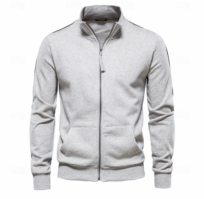Veste Hiver Légère Homme avec Fermeture Éclair – Col Montant