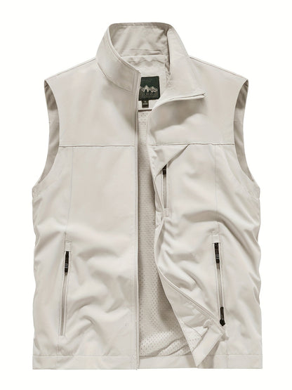 Gilet softshell sans manches homme – Veste coupe-vent légère pour l’extérieur
