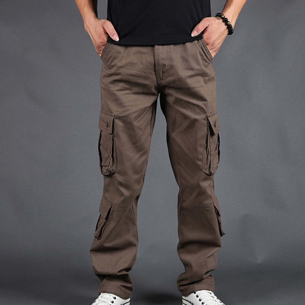 Pantalon Cargo Homme Durable et Stylé – Pantalon Décontracté Ajusté