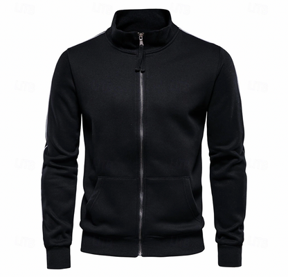 Veste Hiver Légère Homme avec Fermeture Éclair – Col Montant