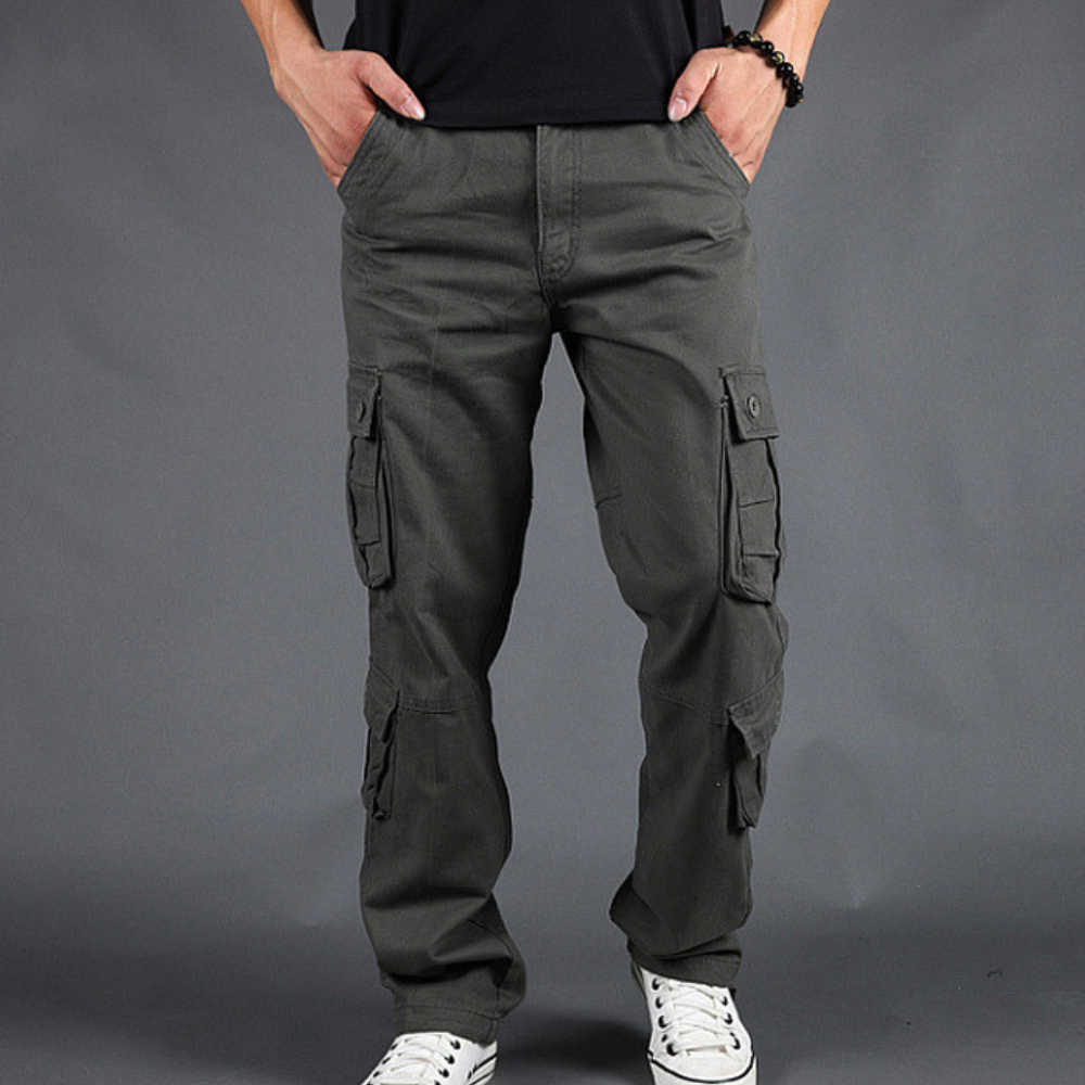 Pantalon Cargo Homme Durable et Stylé – Pantalon Décontracté Ajusté