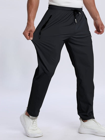 Pantalon fitness homme – Tissu extensible avec cordon de serrage