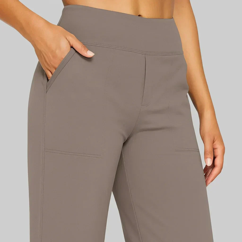 Pantalon de Yoga Doux et Élégant Femme – Activewear Taille Haute