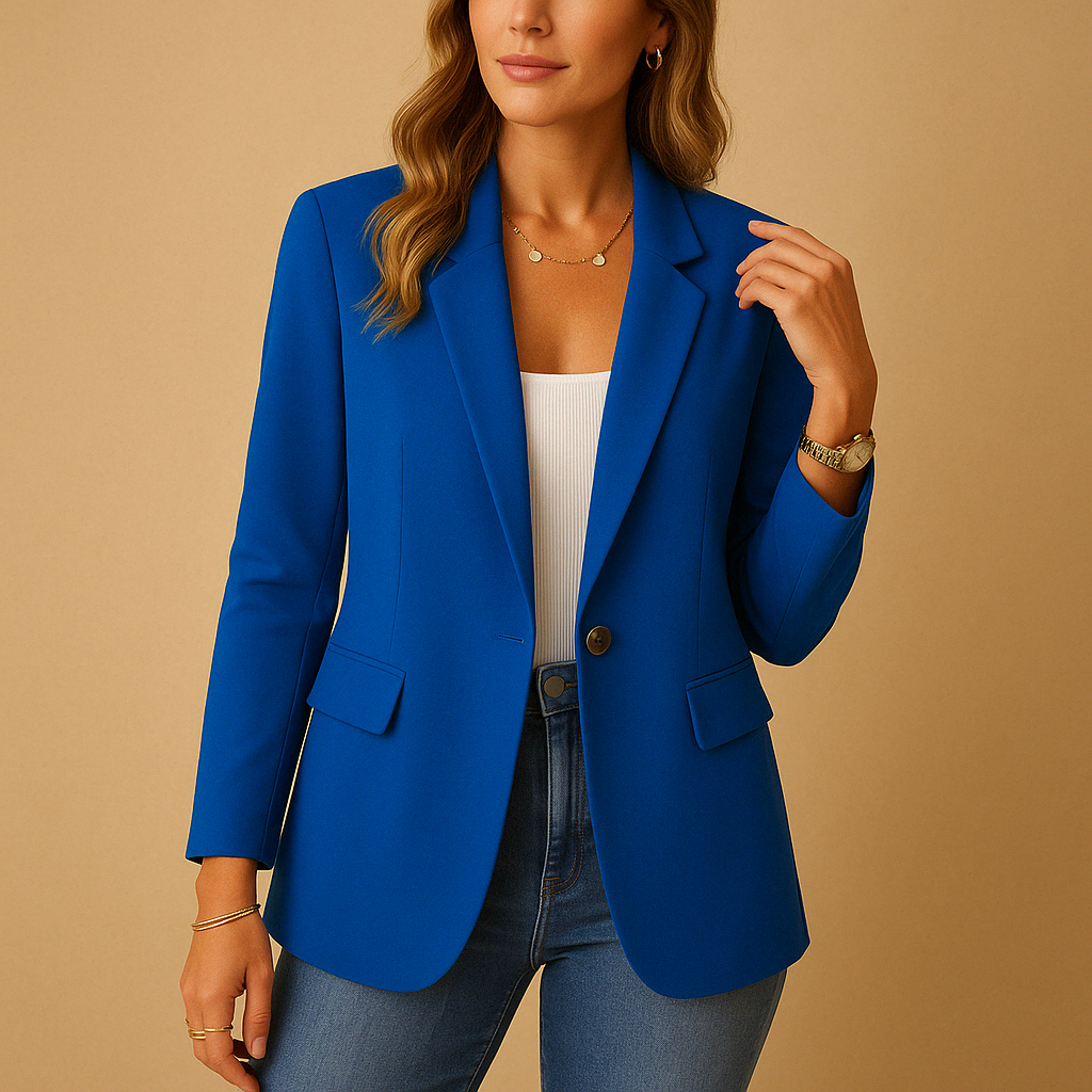 Blazer cintré pour femmes – Design ajusté avec stretch pour looks professionnels et décontractés