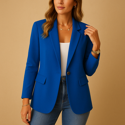Blazer cintré pour femmes – Design ajusté avec stretch pour looks professionnels et décontractés
