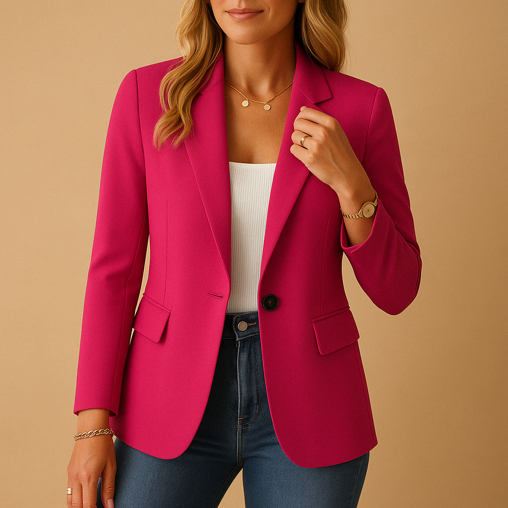 Blazer cintré pour femmes – Design ajusté avec stretch pour looks professionnels et décontractés