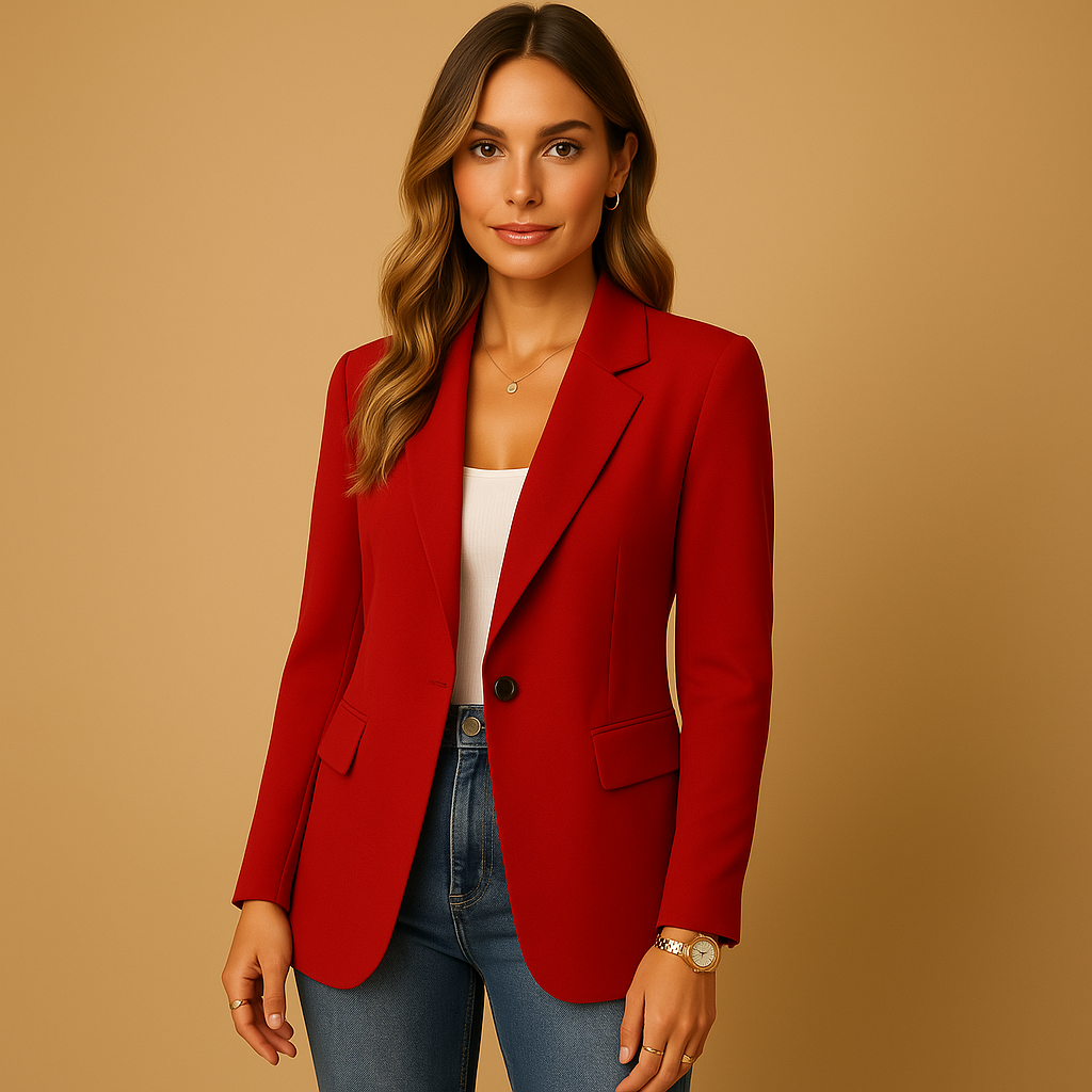 Blazer cintré pour femmes – Design ajusté avec stretch pour looks professionnels et décontractés