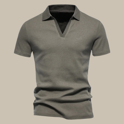 Polo Premium en Laine Mérinos | Polo Homme Manches Courtes pour le Printemps