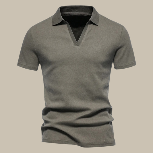 Polo Premium en Laine Mérinos | Polo Homme Manches Courtes pour le Printemps