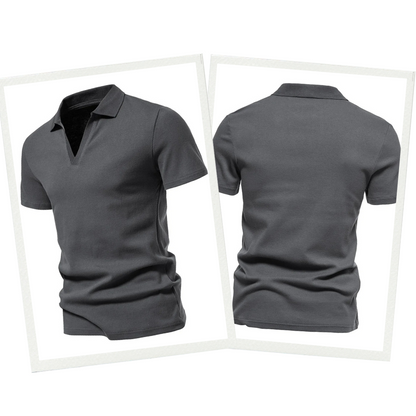Polo Premium en Laine Mérinos | Polo Homme Manches Courtes pour le Printemps