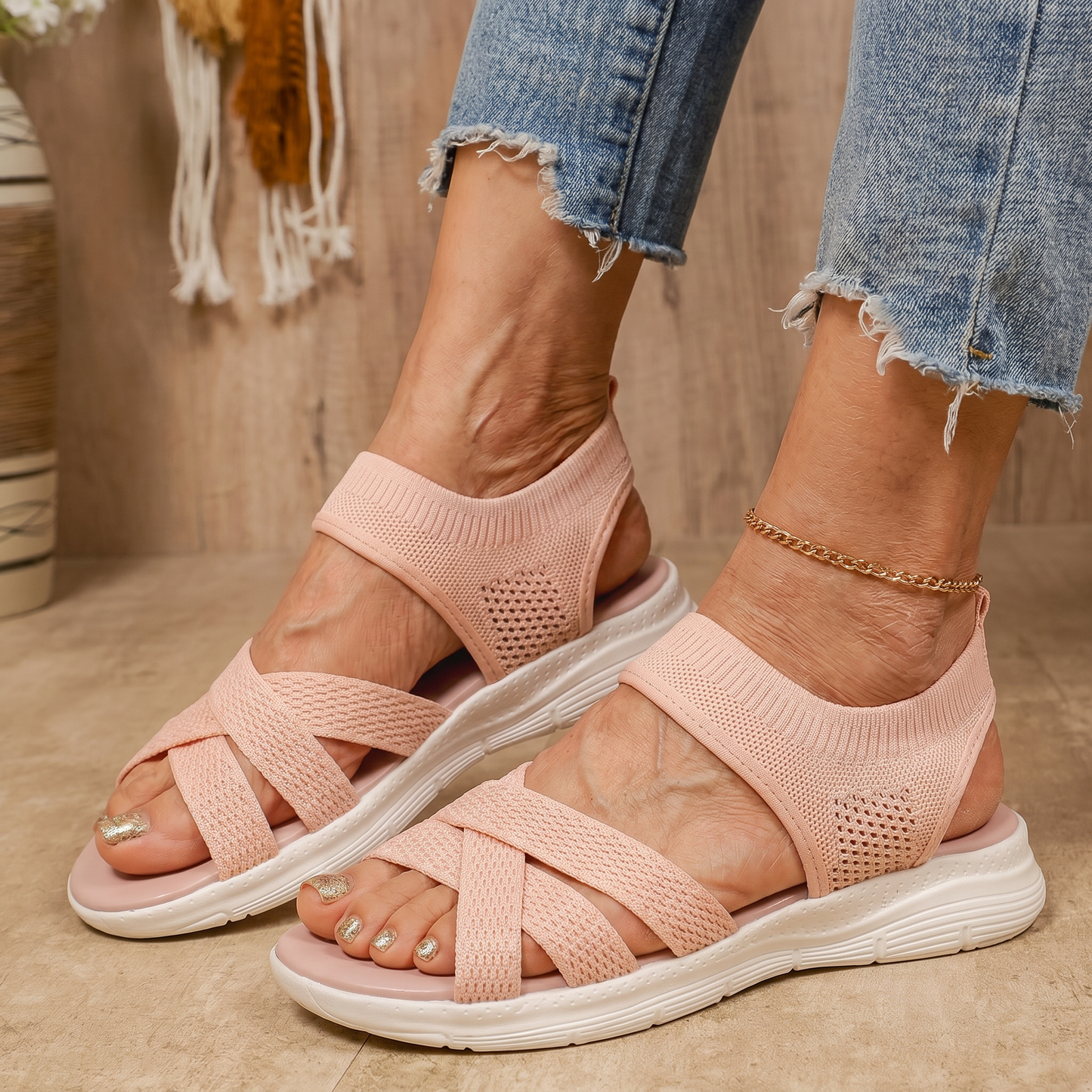 Women's Orthopedic Support Sandals - Daily Comfort and Stability
