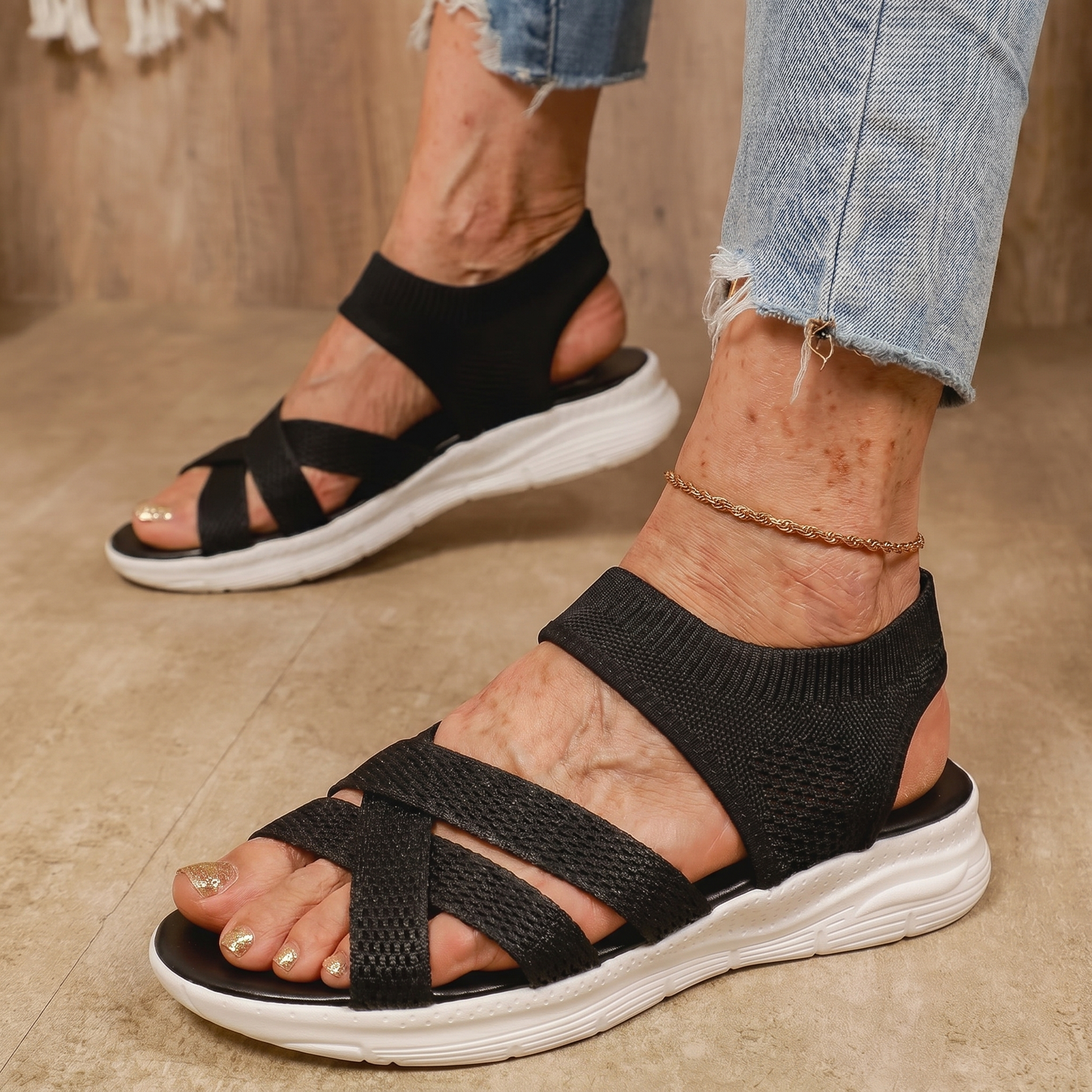 Women's Orthopedic Support Sandals - Daily Comfort and Stability