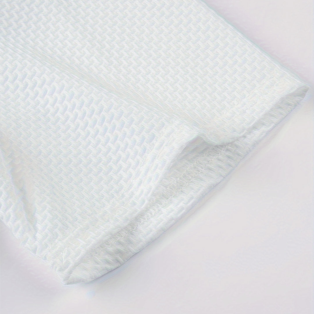 Polo Homme Décontracté Ultra-Doux Extensible – Top Tricot à Manches Courtes Confort