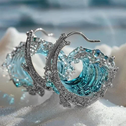 Orecchini Oceano da Donna di Lusso – Stile Marino Elegante e Raffinato.