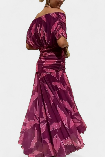 Rebeca Robe Élégante Femme – Style Soirée à Manches Transparentes