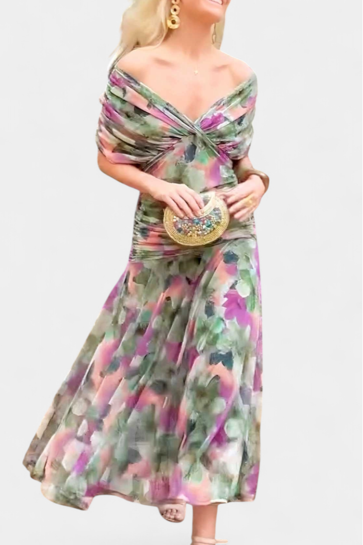 Robe elegante femme imprimee - Fluide et feminine