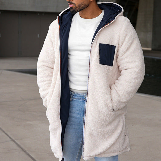Veste doublée en polaire pour homme