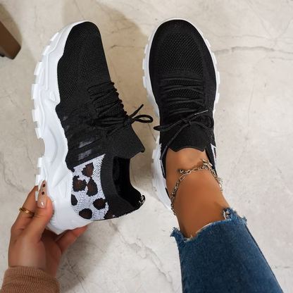 Baskets femme confort avec soutien de la voûte plantaire – Sneakers respirantes à enfiler pour marche quotidienne