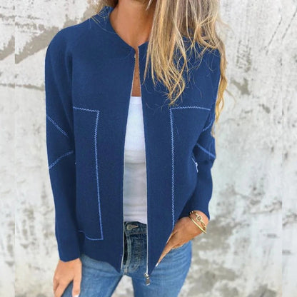 Veste Zippée Femme Élégante – Veste Légère Décontractée