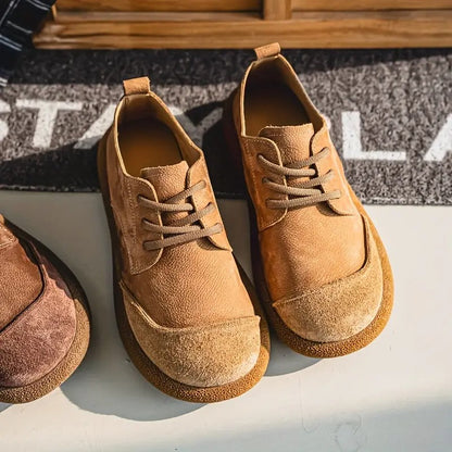 Men's Suede Shoes with Laces – Comfortable Casual Style