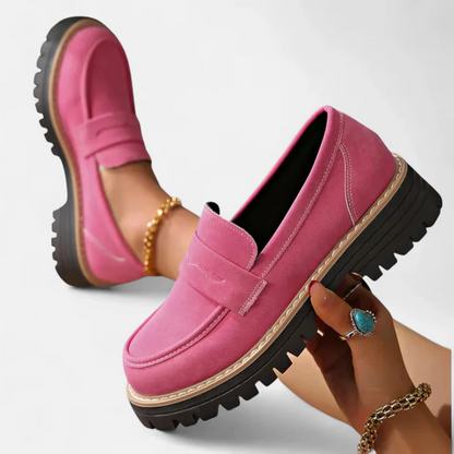 Femmes Mocassins à semelle épaisse premium – Chaussures confortables à talon épais