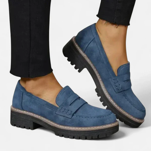 Femmes Mocassins à semelle épaisse premium – Chaussures confortables à talon épais