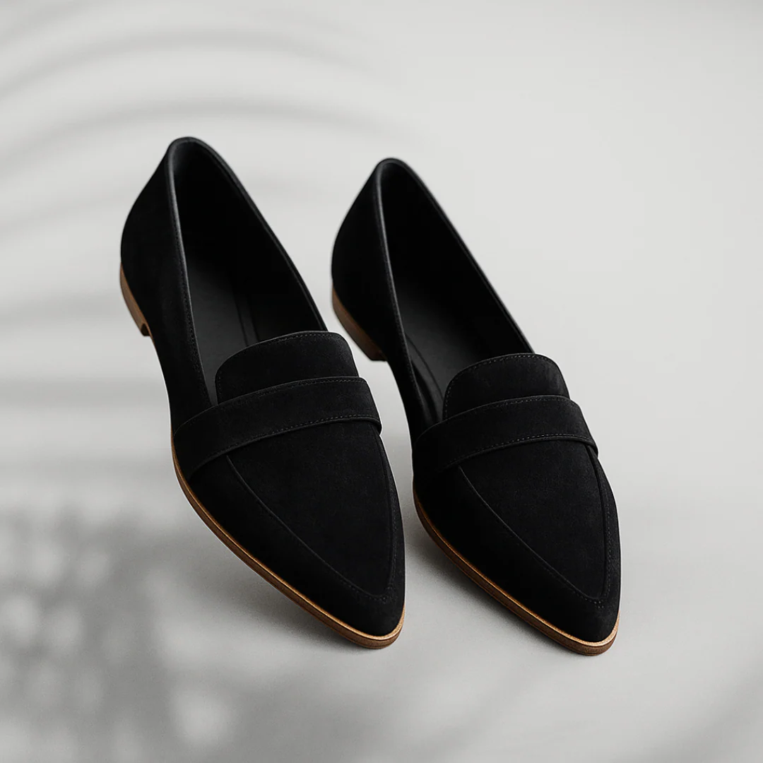 Mocassins en cuir de qualité supérieure pour femmes - Chaussures plates et confortables pour occasions formelles