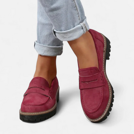 Femmes Mocassins à semelle épaisse premium – Chaussures confortables à talon épais