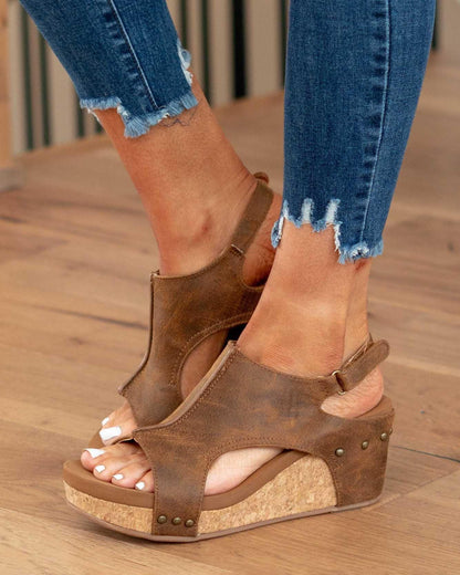 Sandales Plateformes Artisanales Femmes – Élégantes, Stylées, Confortables