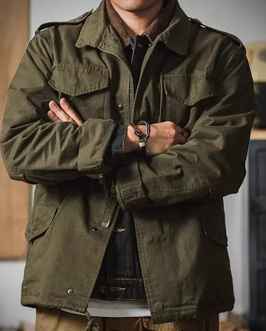 Veste de Travail Tactique Vintage Premium pour Hommes – Polyvalent, Confortable