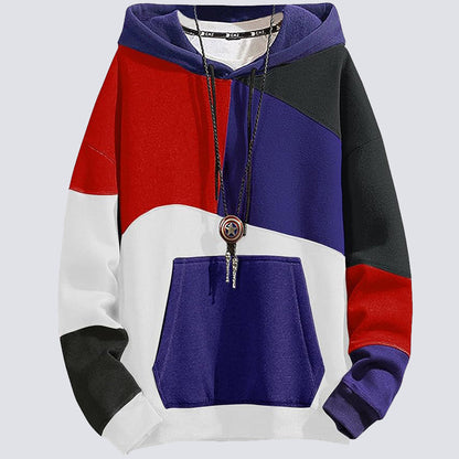 Sweat à Capuche Coloré Moderne et Stylé pour Homme