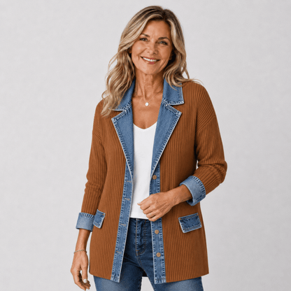 Chaqueta vaquera de mujer de corte relajado: informal y fácil de combinar en capas