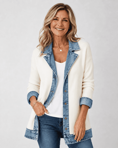 Chaqueta vaquera de mujer de corte relajado: informal y fácil de combinar en capas