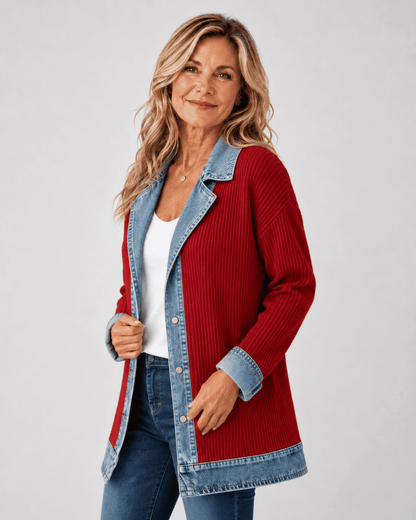 Chaqueta vaquera de mujer de corte relajado: informal y fácil de combinar en capas