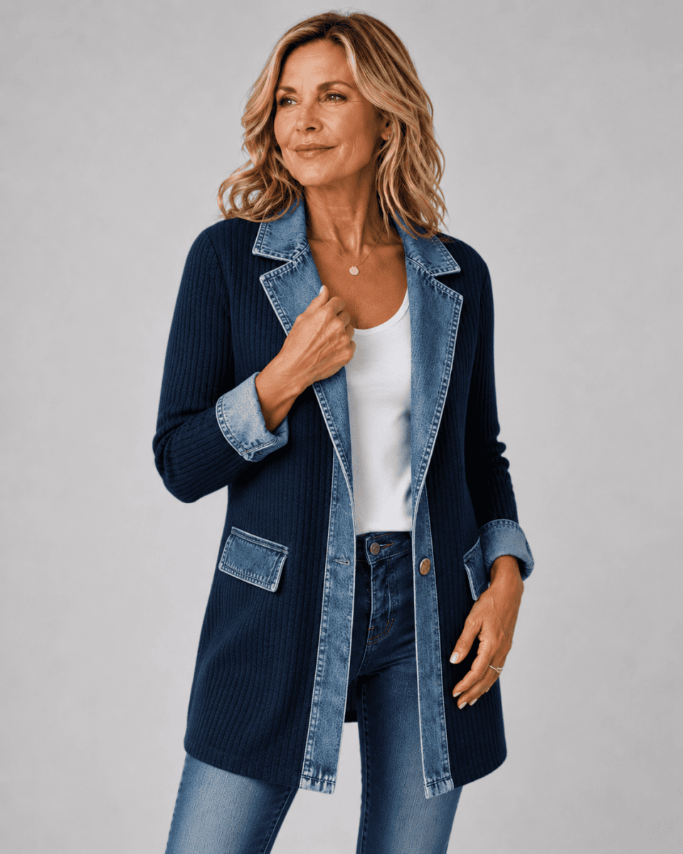 Chaqueta vaquera de mujer de corte relajado: informal y fácil de combinar en capas