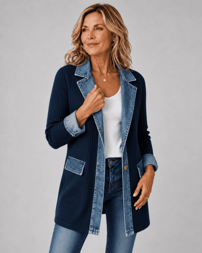 Chaqueta vaquera de mujer de corte relajado: informal y fácil de combinar en capas